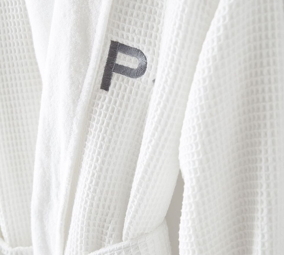 Waffle Weave Resort Robe Pottery Barn Australia